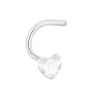 amor Neus Piercing Voor Dames, 925 Sterling Zilver | Hartje