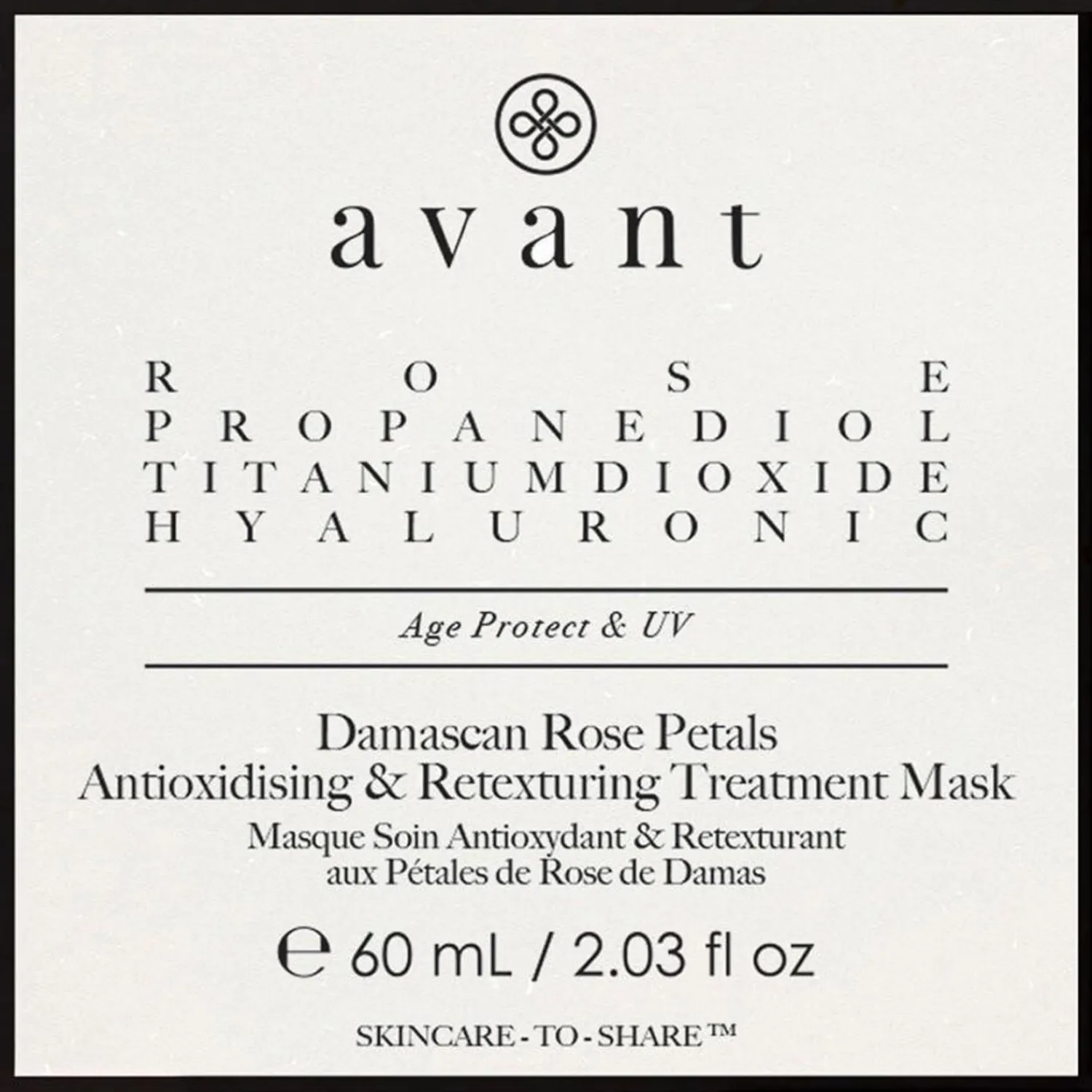 Avant Skincare Age Protect & Uv Damascan Rozenblaadjes Anti-Oxidatie & Retexturerende