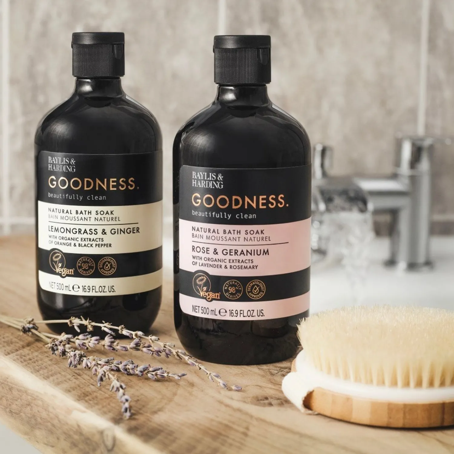 Baylis and Harding Baylis En Harding Goodness Bath Soak Rose & Geranium
