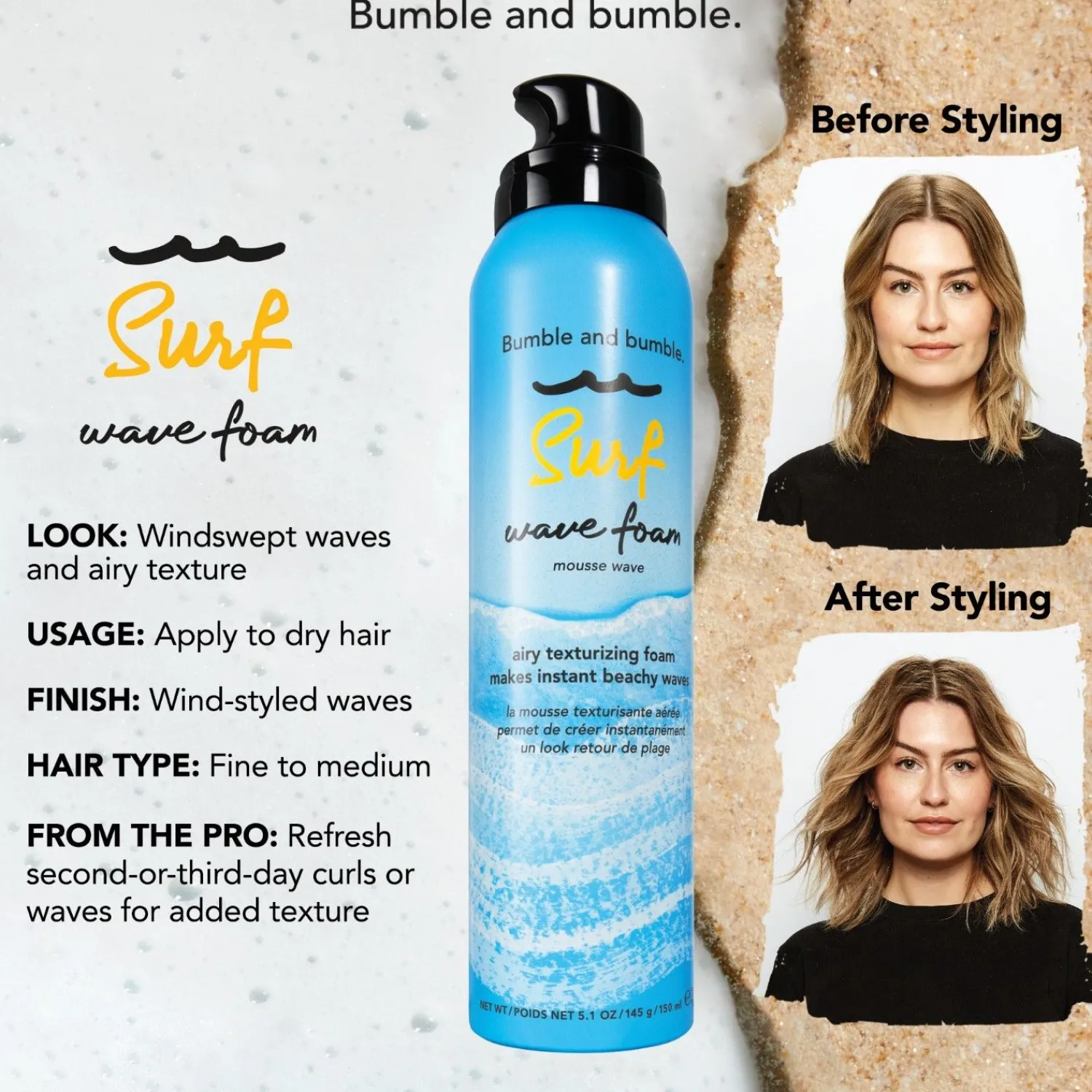 Bumble and bumble. Bommel En Bommel. Surf Wave Schuim