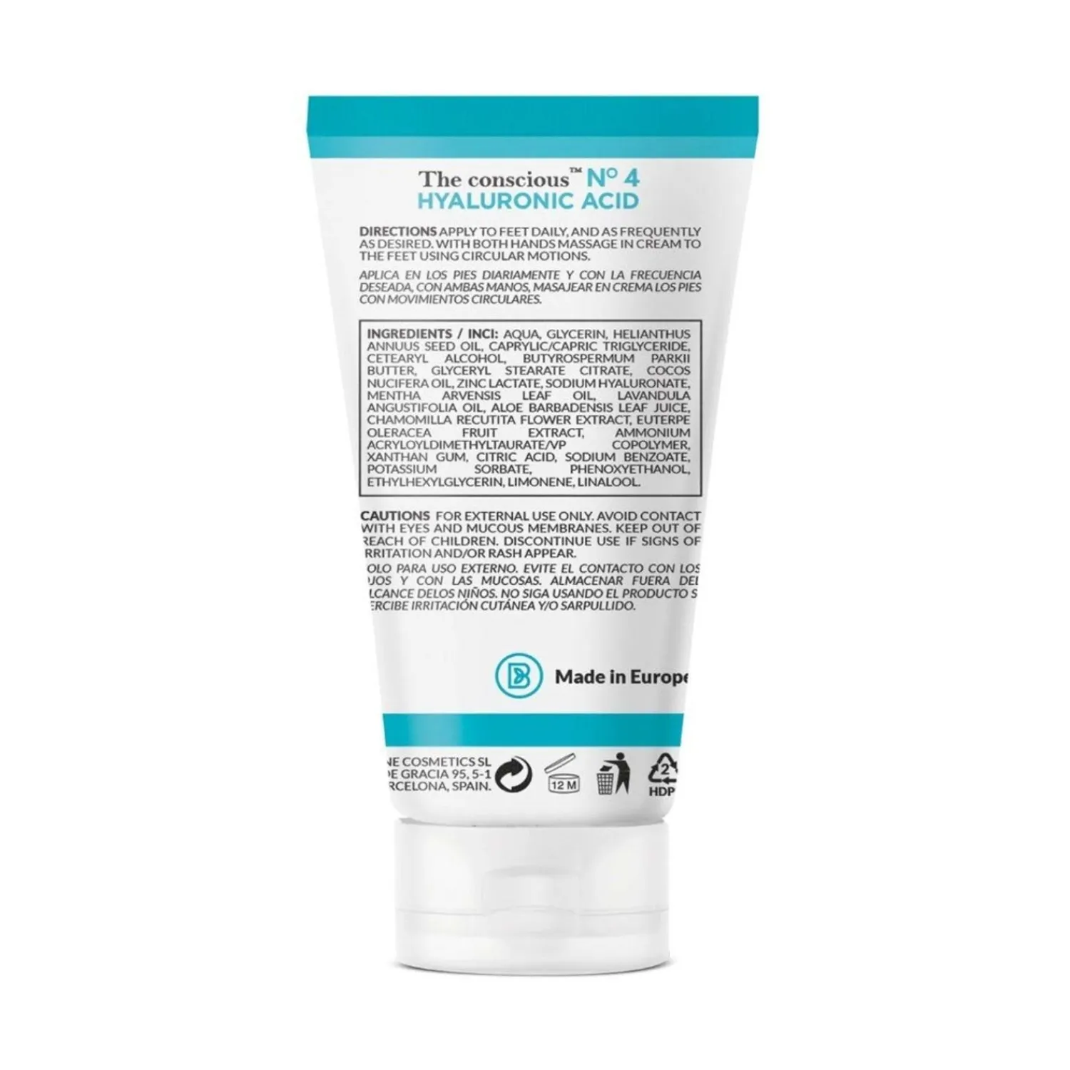 The conscious™ De Bewuste Hyaluronzuur Superhydraterende Voetcreme