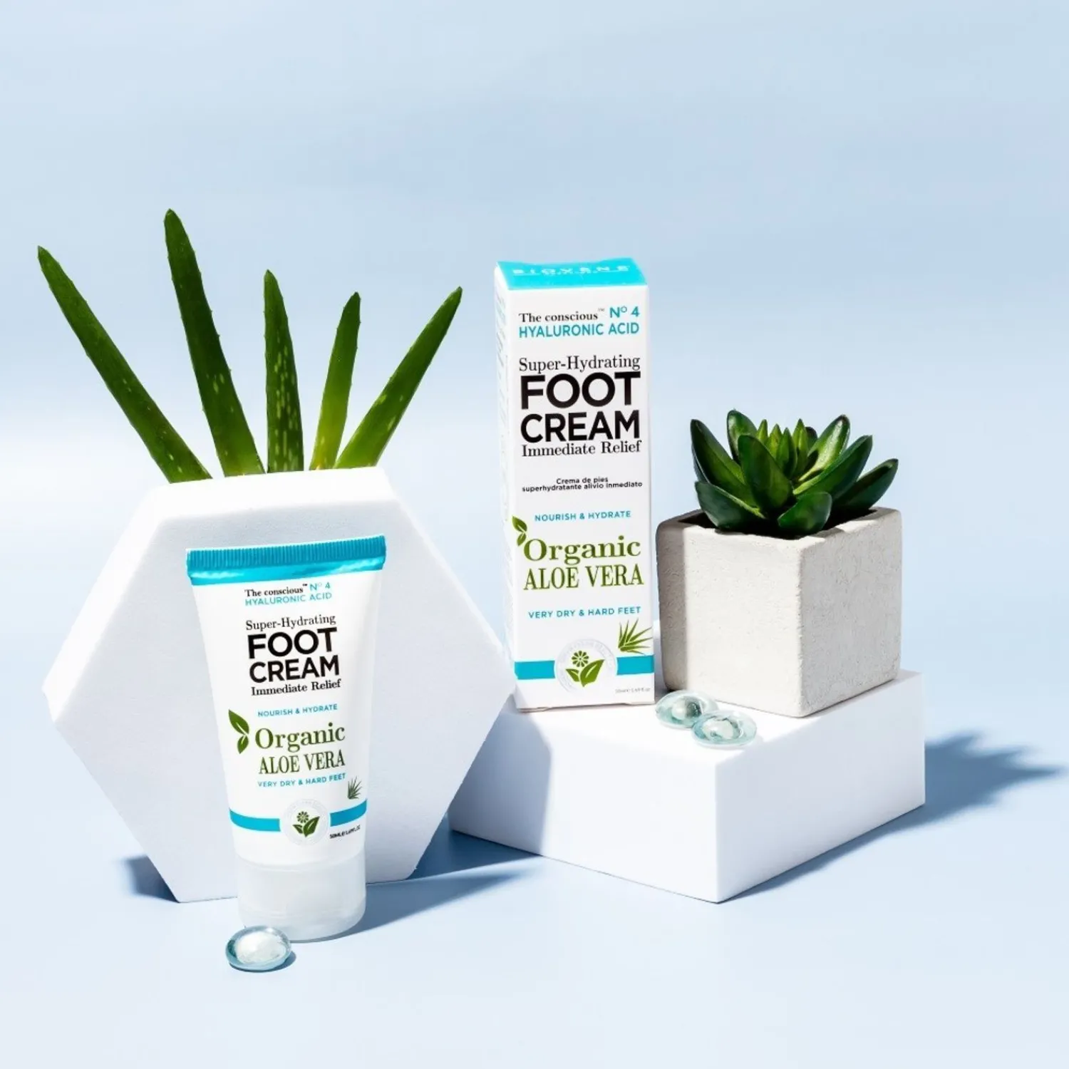 The conscious™ De Bewuste Hyaluronzuur Superhydraterende Voetcreme