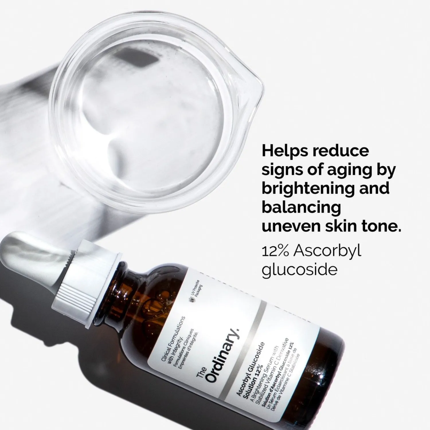 The Ordinary De Gewone Puistjesbestrijding Ascorbylglucoside-Oplossend 12%