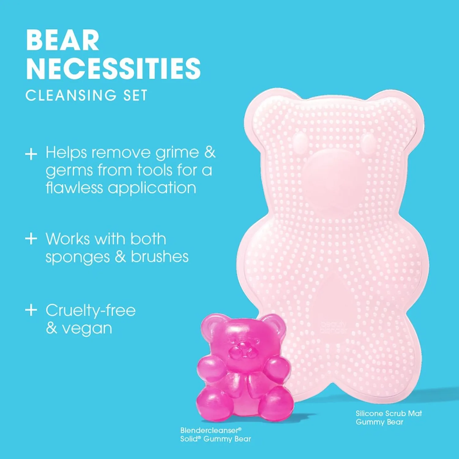 The original beautyblender De Originele Beautyblender The Sweetest Blend Bear Necessities Reinigingsset