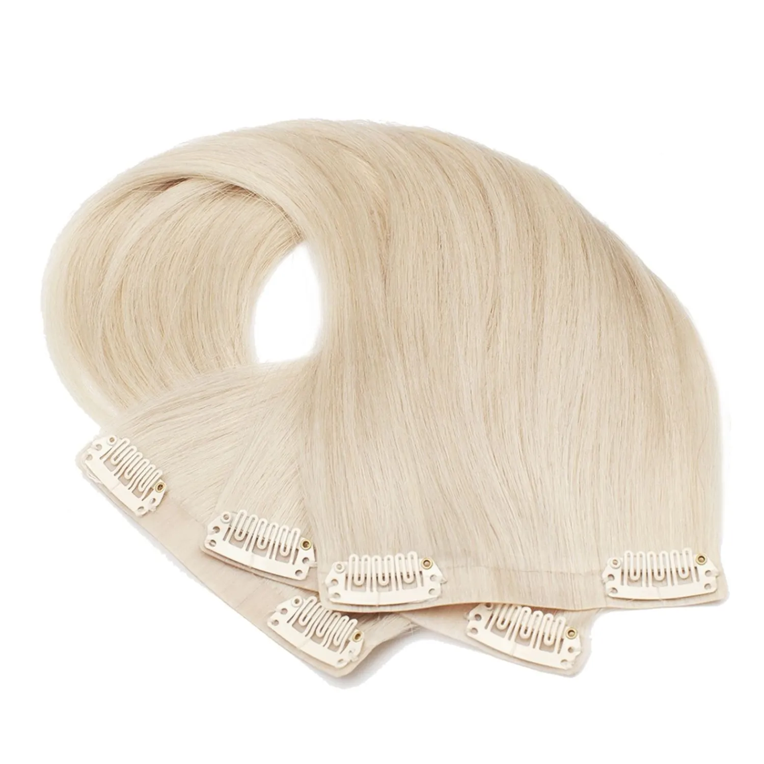 Desinas Naadloze Extensions Lichtblond