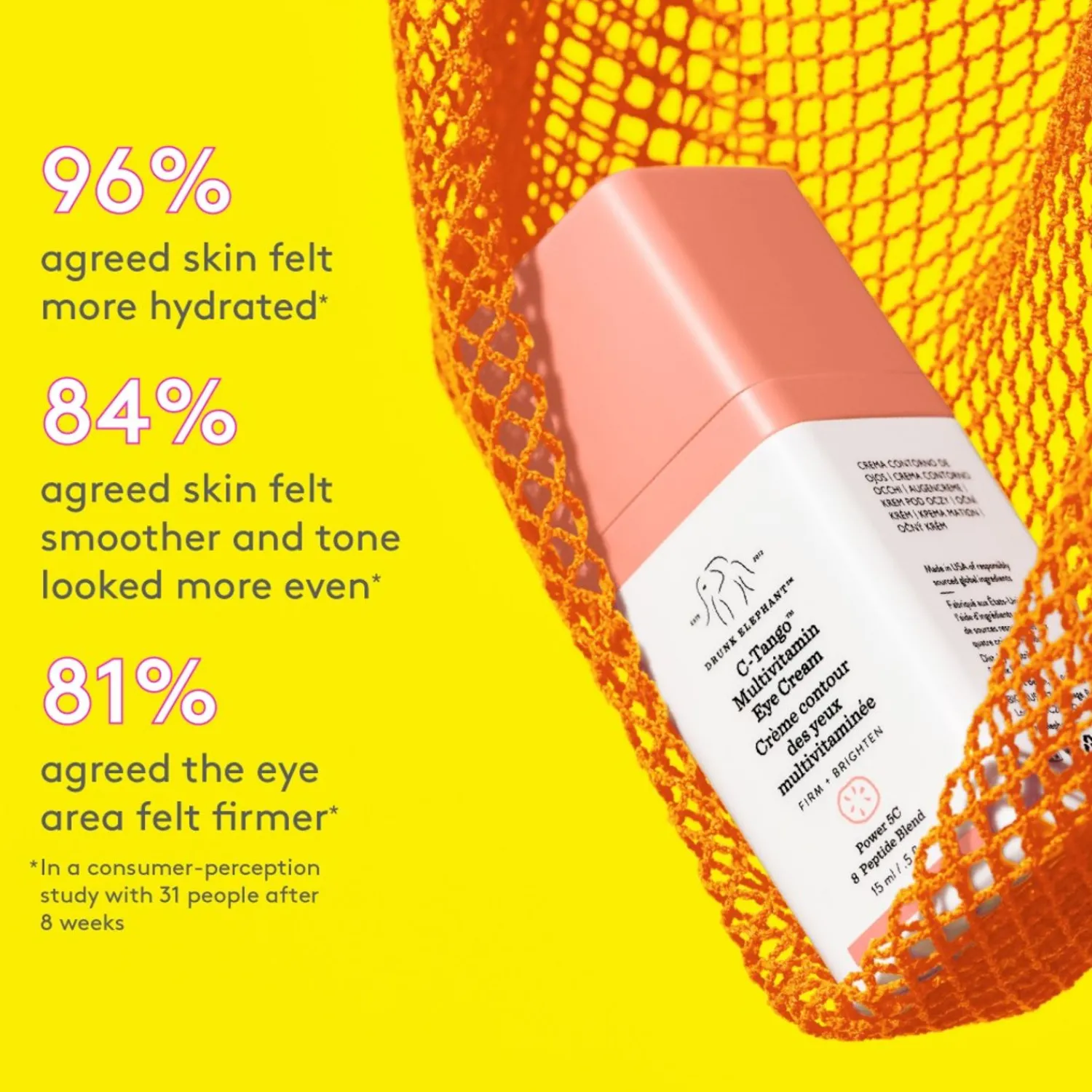 Drunk Elephant C-Tango Multivitamine Oogcreme