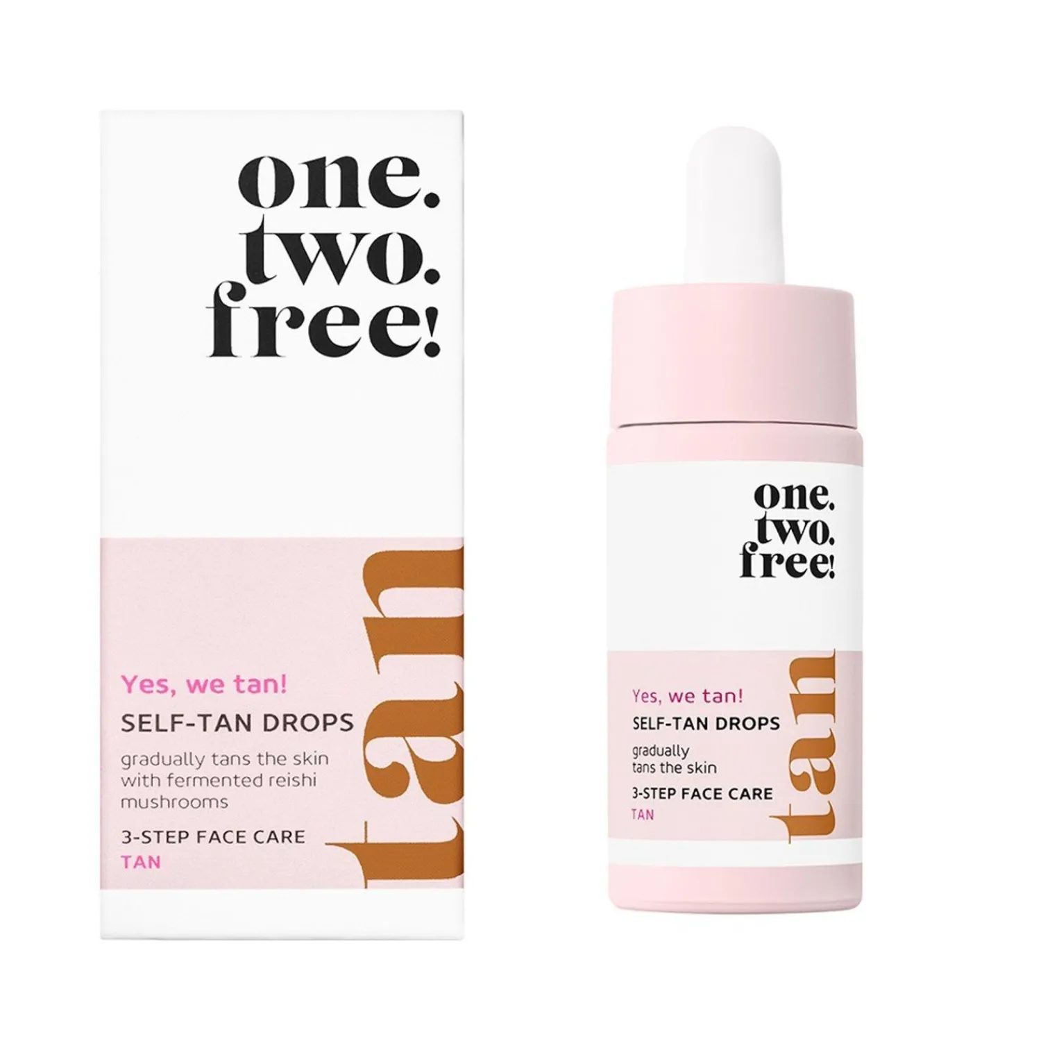 one.two.free! Een.Twee.Gratis! Zelfbruinende Druppels