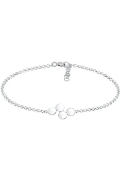 Elli Dames Cirkel Geo Platelets In 925 Sterling Zilver Rose Gold Plated