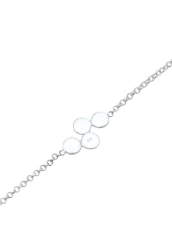 Elli Dames Cirkel Geo Platelets In 925 Sterling Zilver Rose Gold Plated