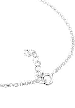 Elli Dames Cirkel Geo Platelets In 925 Sterling Zilver Rose Gold Plated