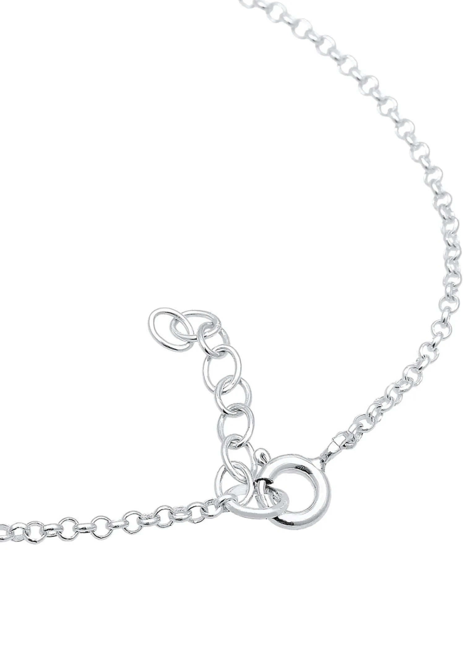 Elli Dames Cirkel Geo Platelets In 925 Sterling Zilver Rose Gold Plated