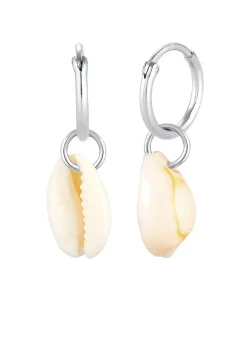 Elli Dames Creools Zee Vakantie Trend Met Kauri Schelpen In 925 Sterling Zilver Verguld