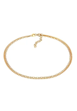 Elli Dames Enkelband Basis Schakel Trend In 925 Sterling Zilver
