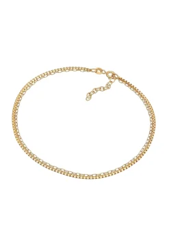 Elli Dames Enkelband Basis Schakel Trend In 925 Sterling Zilver