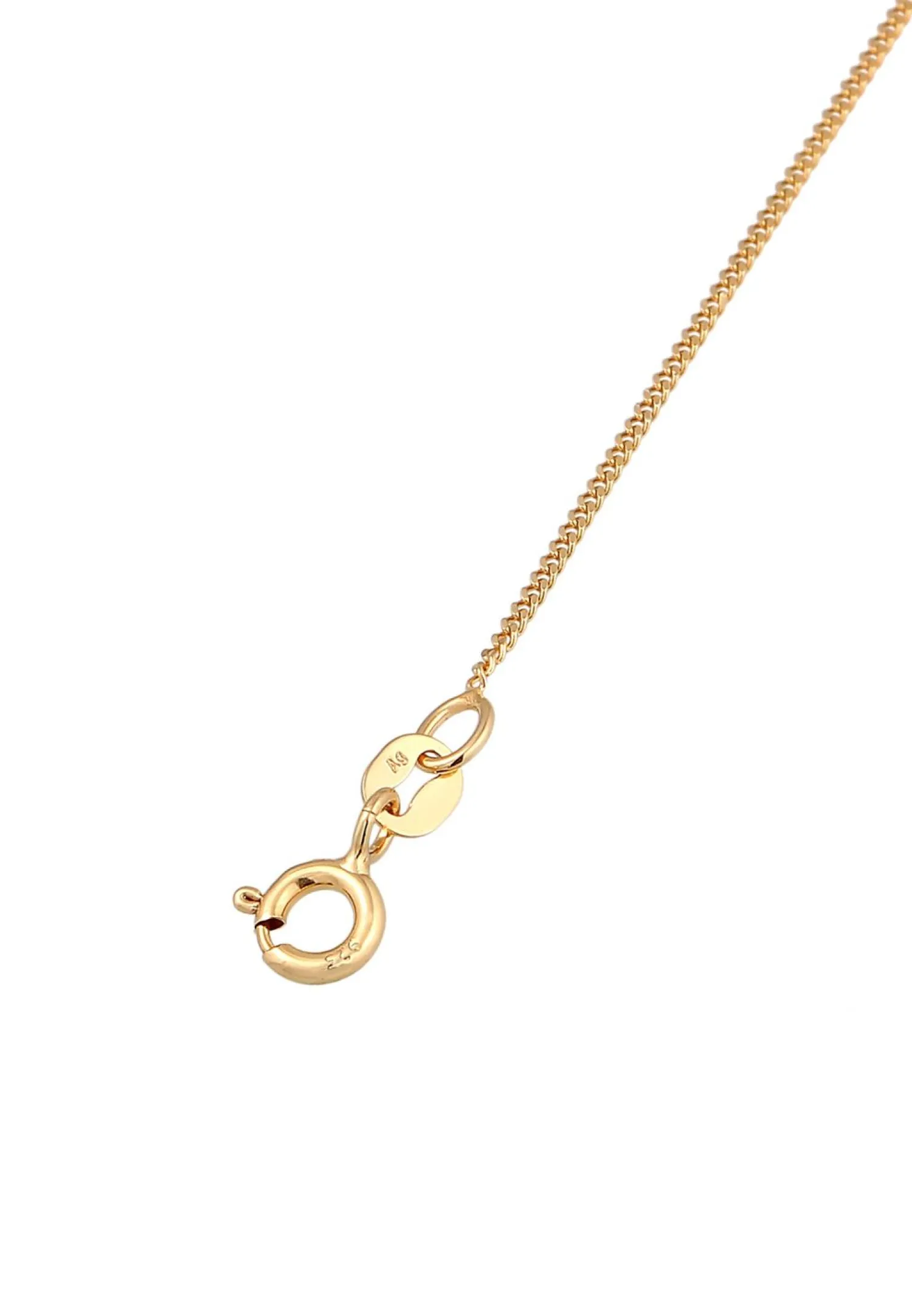 Elli Dames Enkelband Hanger Eenzaam Met Maansteen In 925 Sterling Zilver