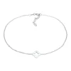 Elli Dames Enkelbandje Klaverblad Hanger Geluk In 925 Sterling Zilver