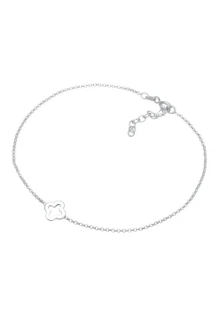 Elli Dames Enkelbandje Klaverblad Hanger Geluk In 925 Sterling Zilver