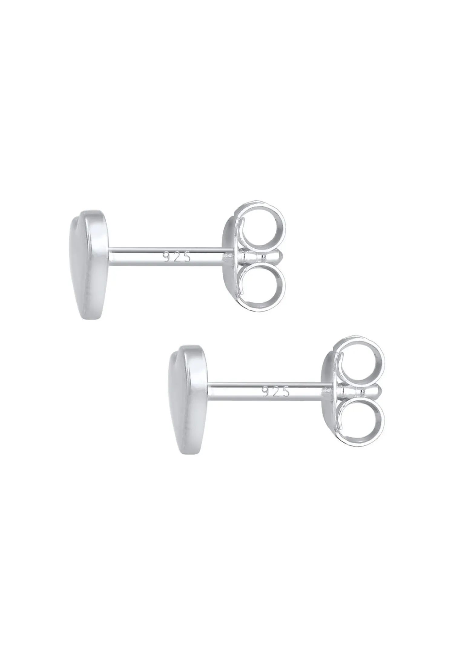 Elli Dames Hart Hanger Stud Oorbellen Basis In 925 Sterling Zilver