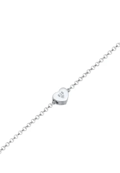 Elli Dames Hart Hanger Stud Oorbellen Basis In 925 Sterling Zilver