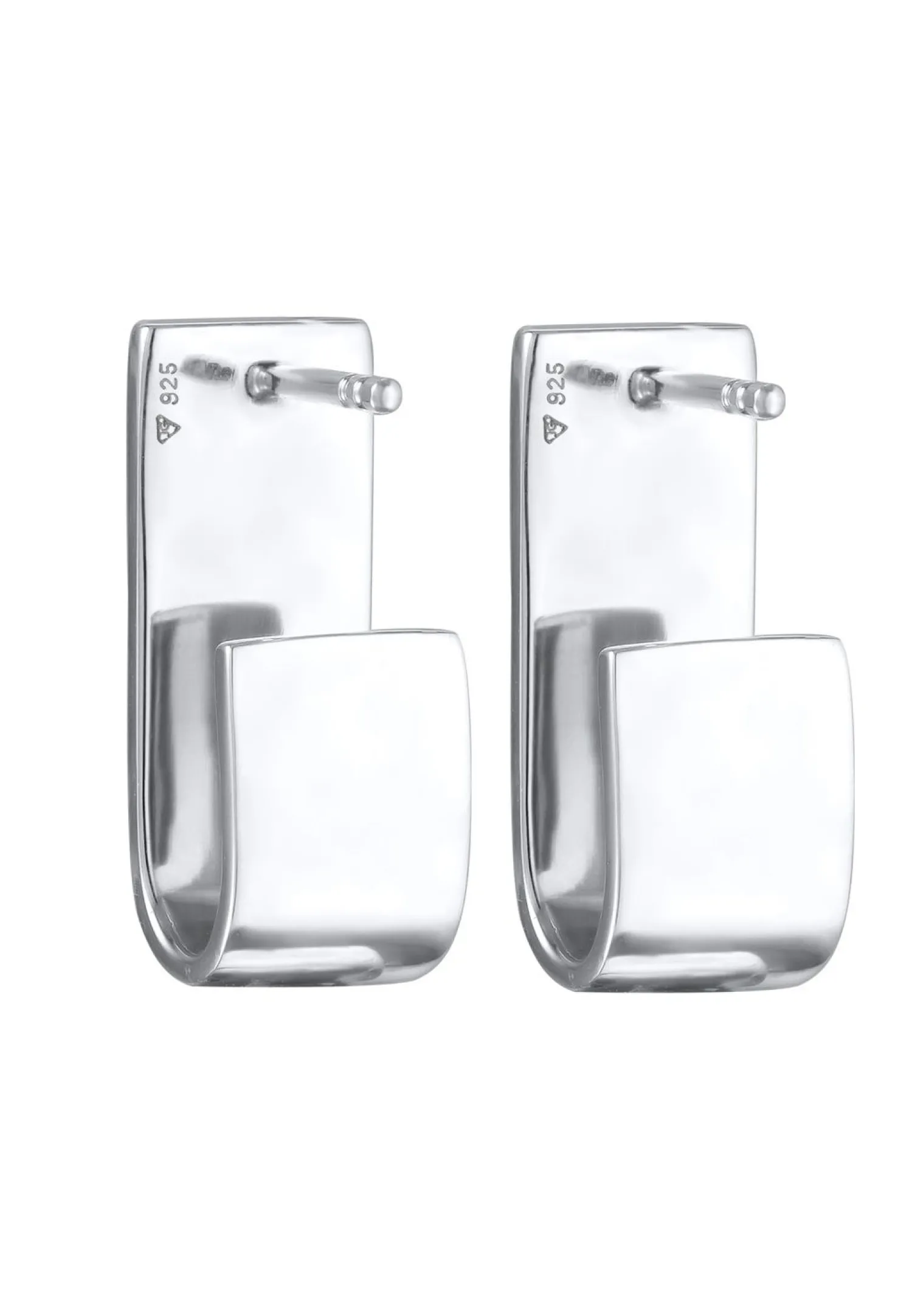 Elli Dames Oorsteker Chunky Modern In 925 Sterling Zilver