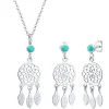 Elli Dames Set Dromenvanger Boho Met Howliet In 925 Sterling Zilver