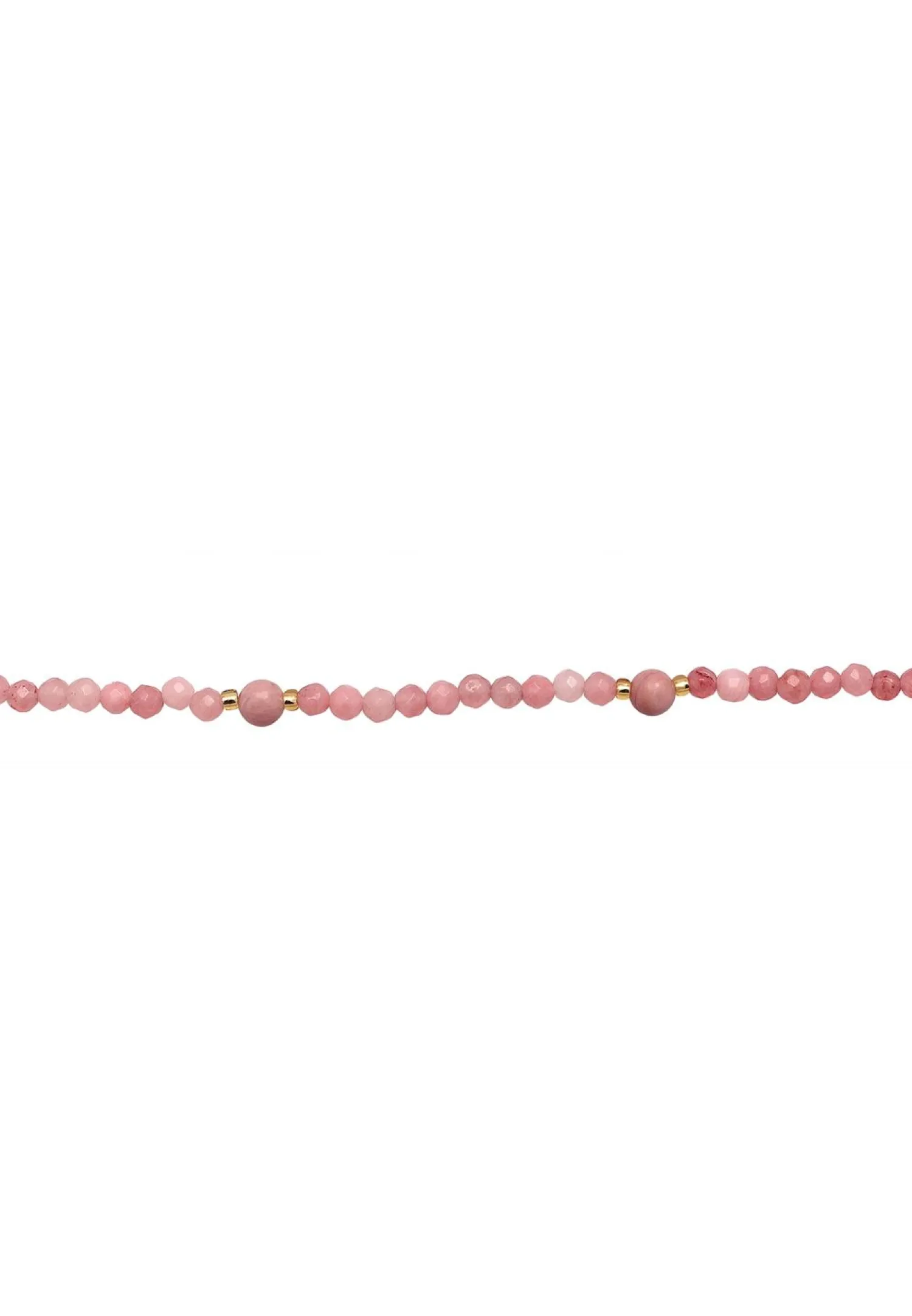 Elli PREMIUM Dames Choker Glaskralen Met Agaat In 925 Sterling Zilver Verguld