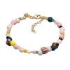 Elli PREMIUM Dames Glaskralen Edelstenen Zomer Met Zoetwater Gekweekte Parel In 925 Sterling Zilver