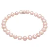 Elli PREMIUM Dames Kralen Roos Met Gekweekte Zoetwaterparels In 925 Sterling Zilver