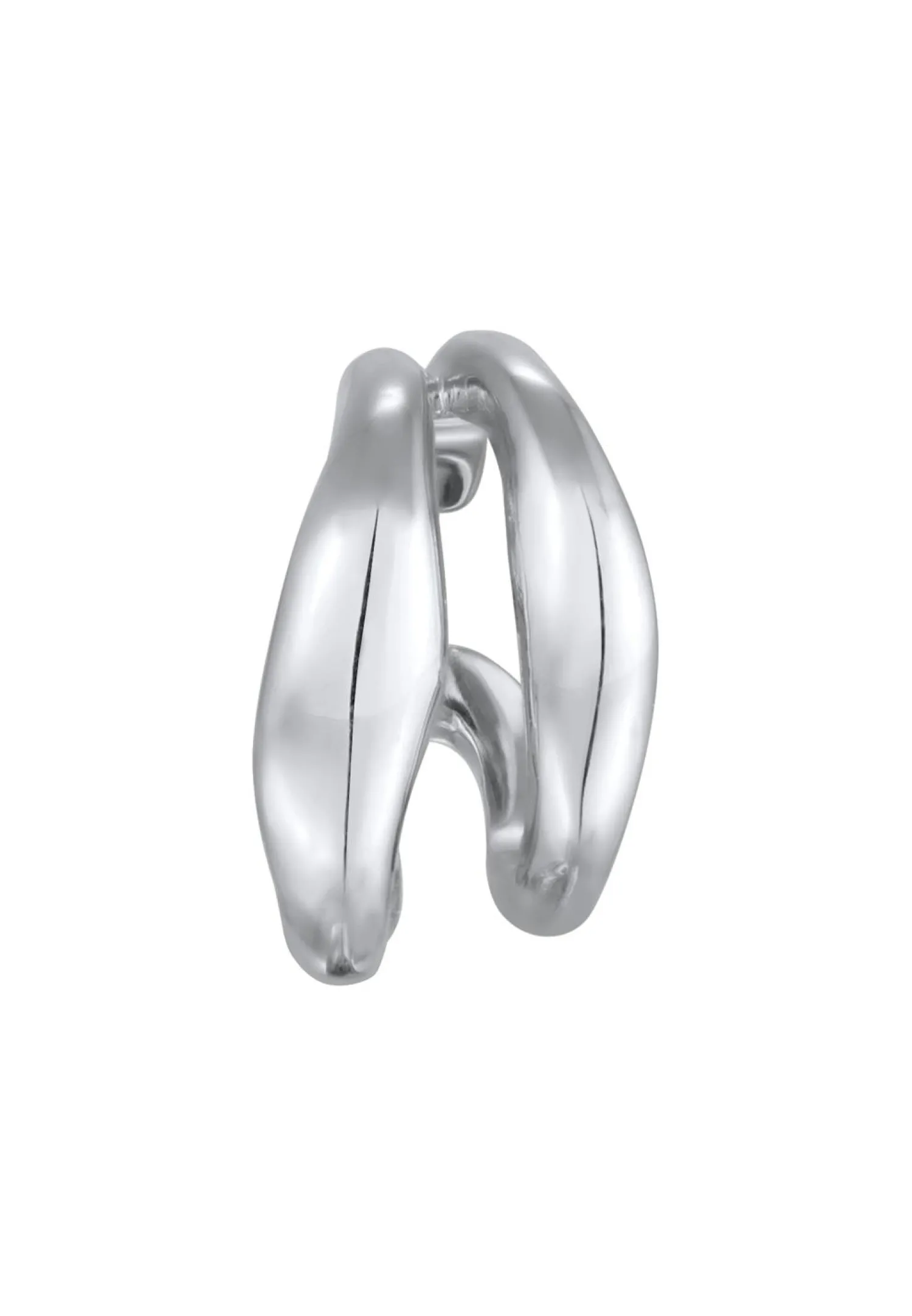Elli PREMIUM Dames Oorklem Organisch Ontwerp In 925 Sterling Zilver