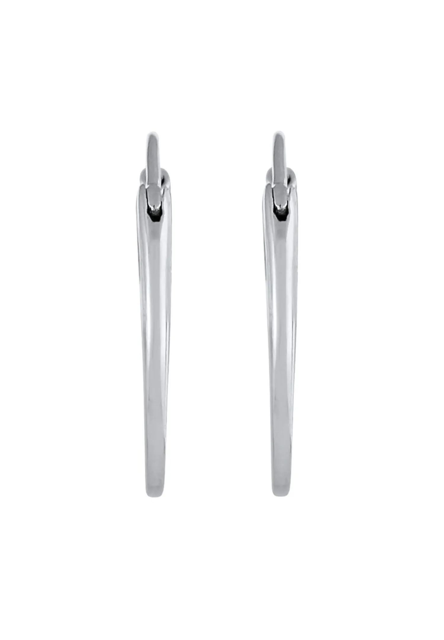 Elli PREMIUM Oorbellen Dames Creools Basis In 925 Sterling Zilver Verguld