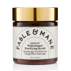Fable & Mane Sahascalp Hoofdhuidzuiverende Wilde Gemberscrub