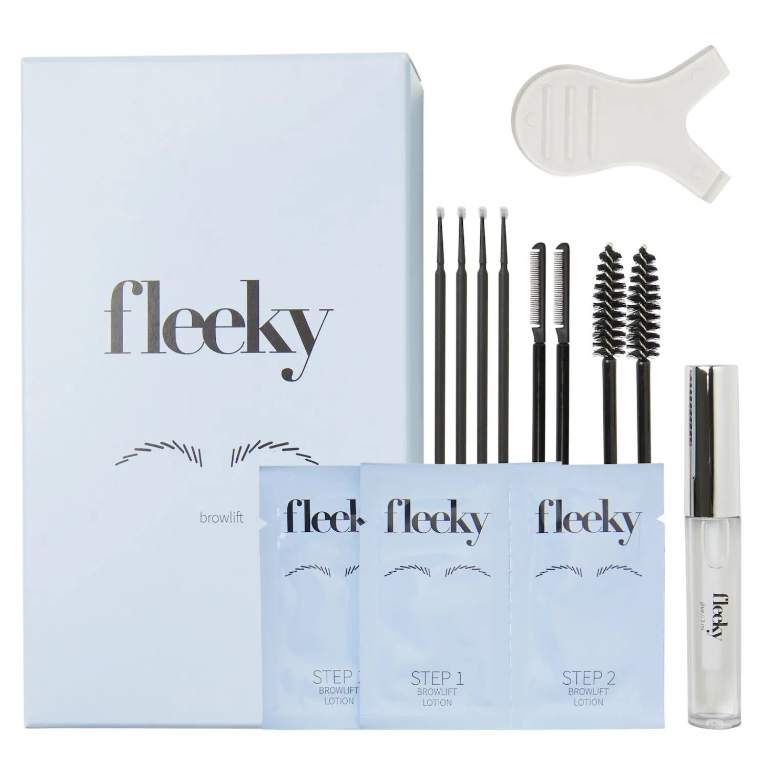 Fleeky Browlift Kit - Voor Perfect Vormgegeven En Volumineuze Wenkbrauwen