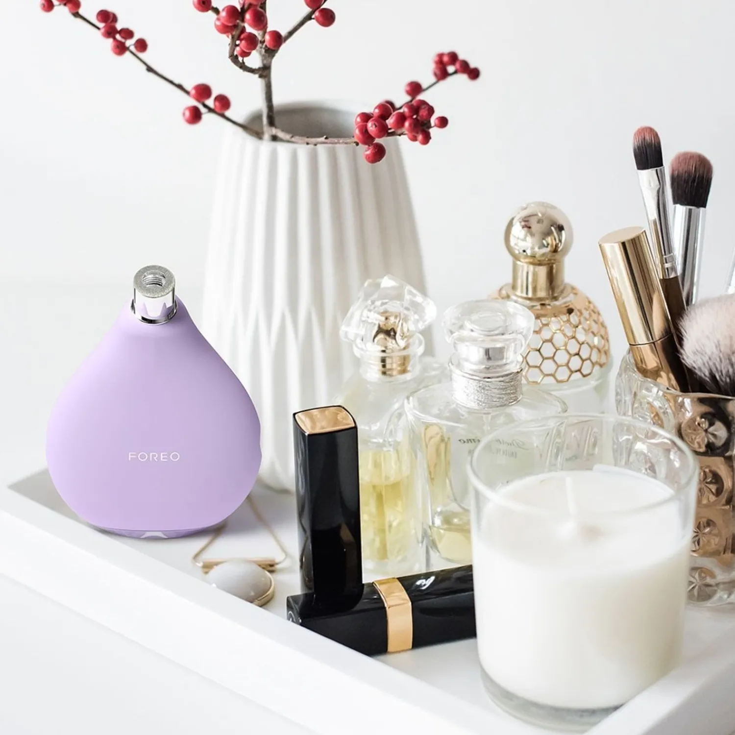 FOREO Kiwi Derma Diamant Microdermabrasie & Porien Reinigingsapparaat