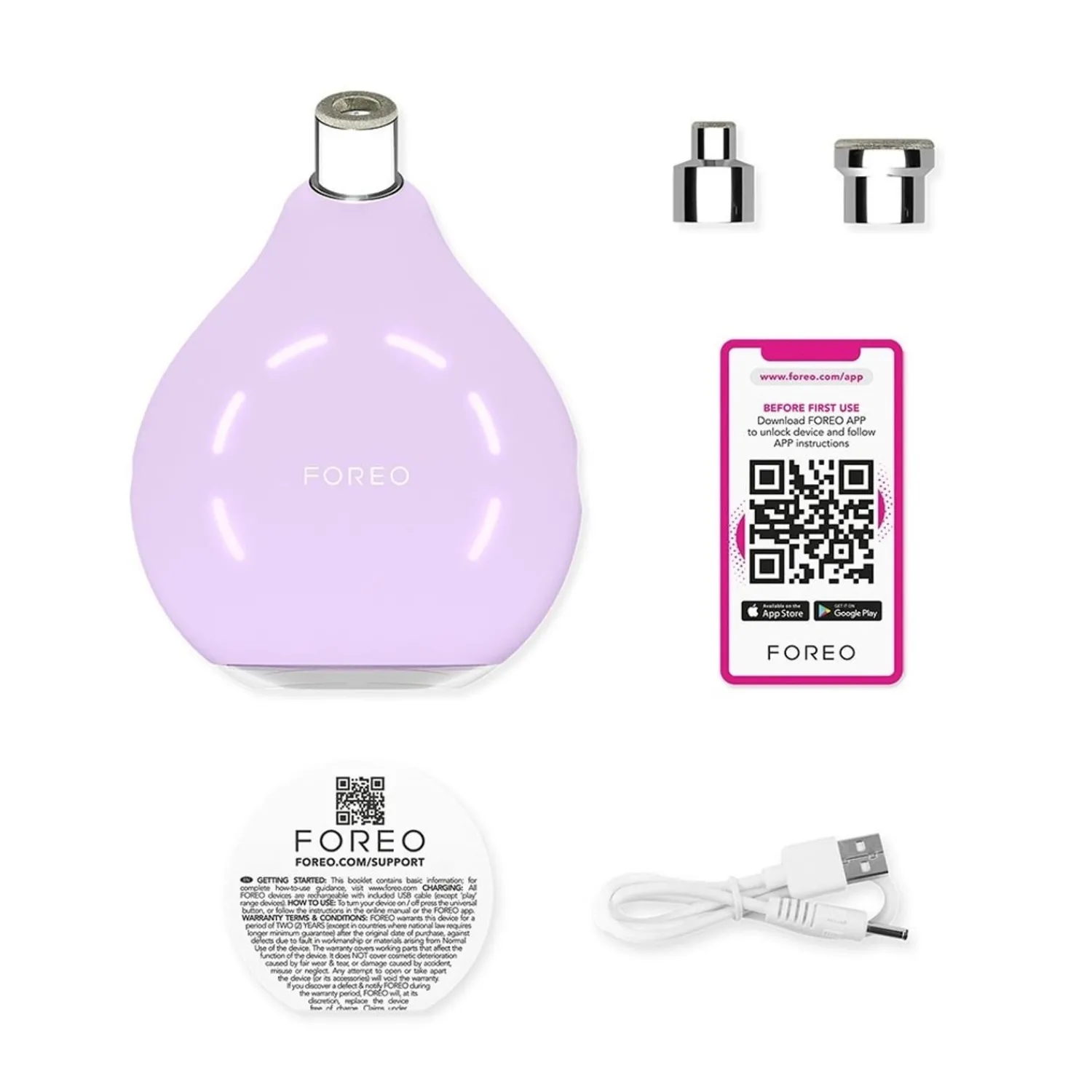 FOREO Kiwi Derma Diamant Microdermabrasie & Porien Reinigingsapparaat