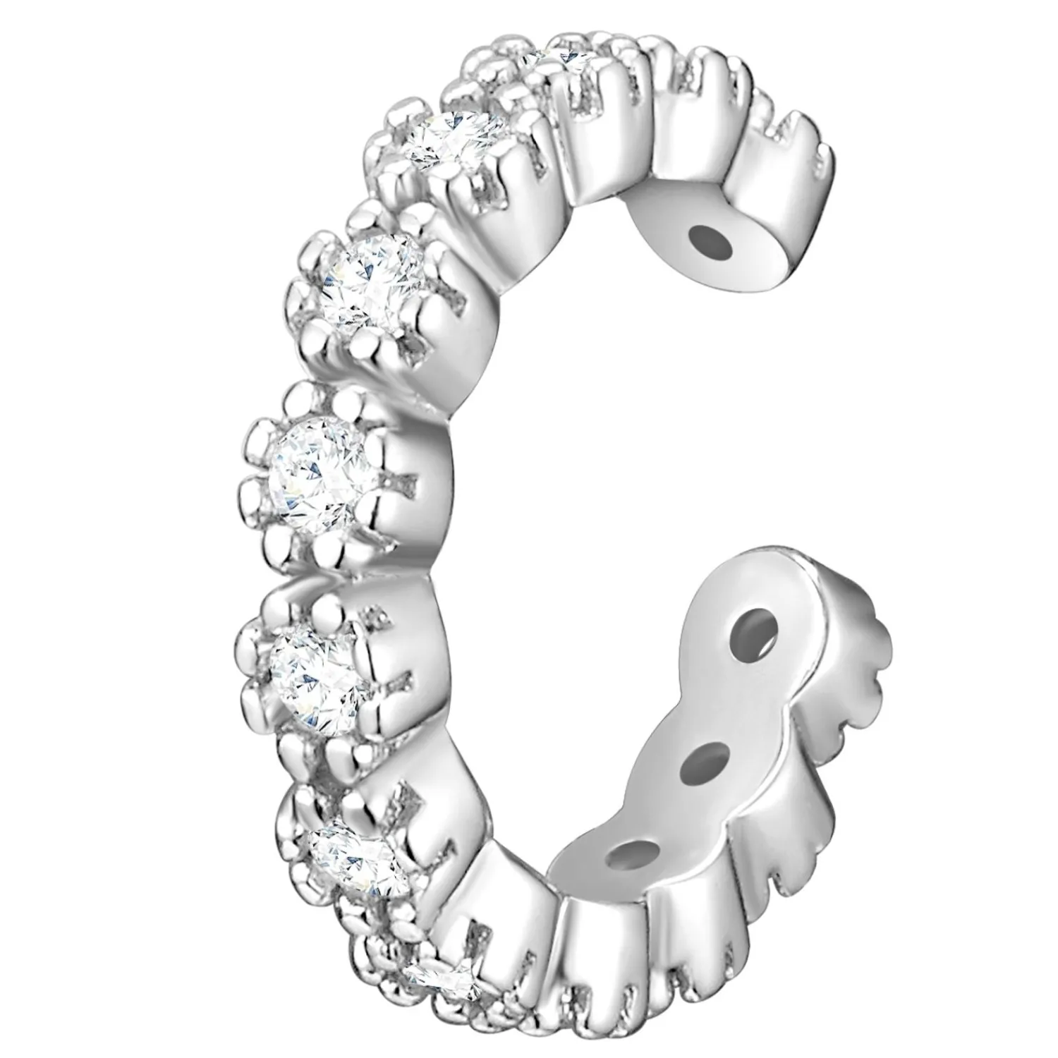 Glanzstücke München Glanzstucke Munchen Zilveren Oor Manchet Sterling Zilver Zirkonia In Zilver