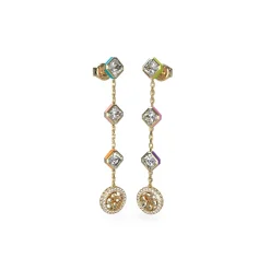 Guess 4G Crush Dames Oorbellen Staal - Goud
