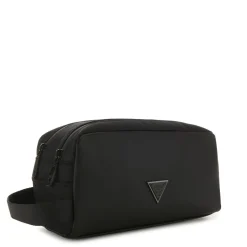 Guess Heren Toilettas Kunstleer - Zwart