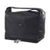 Hans Kniebes Toilettas Met Manicure-Etui (6-Delig), Amalfi-Rundleer, 250 X 138 X 205 Mm