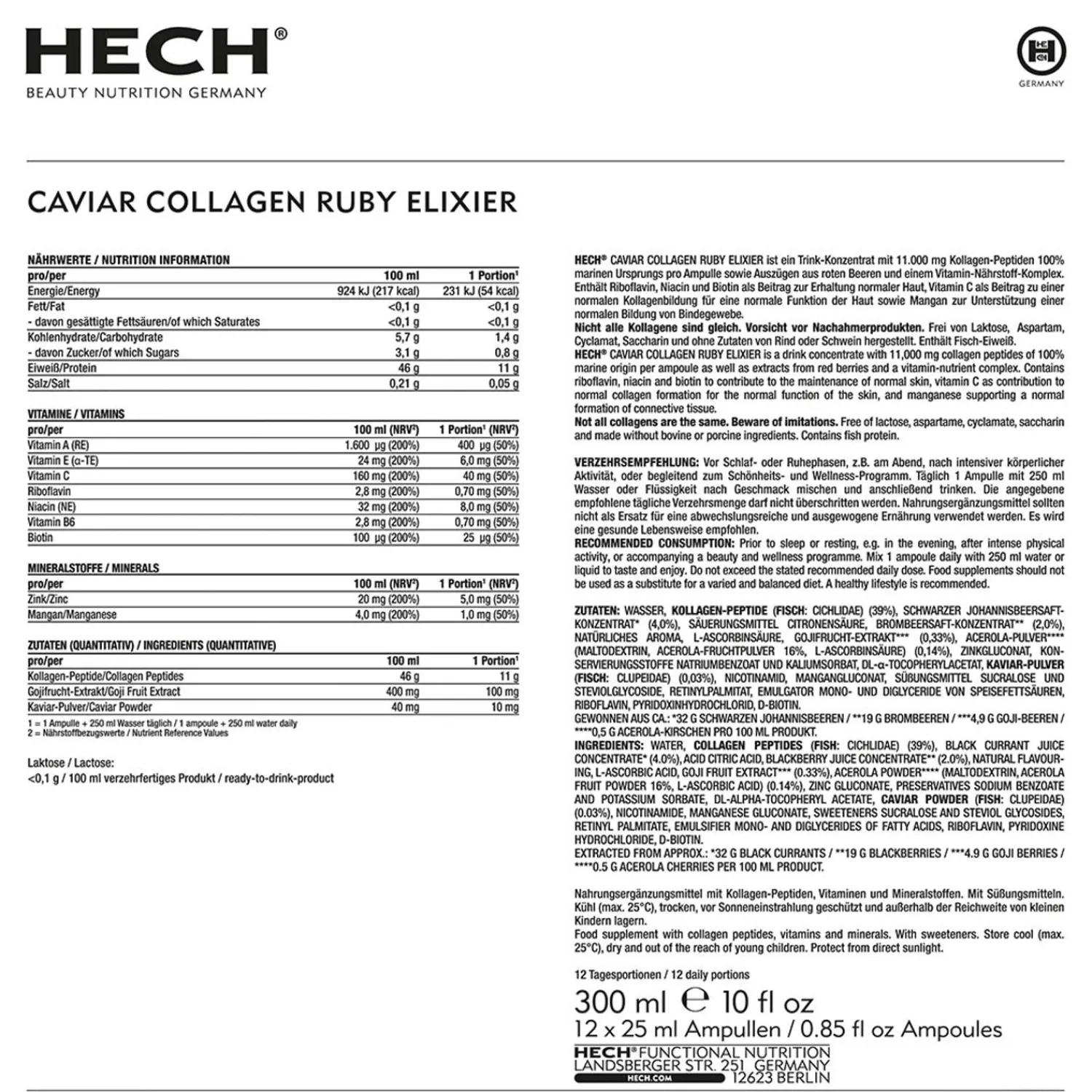 HECH Caviar Collageen Ruby Elixer