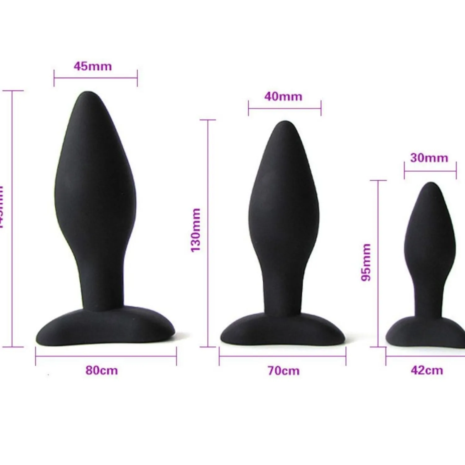 Intima Triple Butt Plug Set