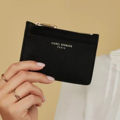 Isabel Bernard Cadeau D'Isabel Dames Crossbody Tas Leer - Zwart