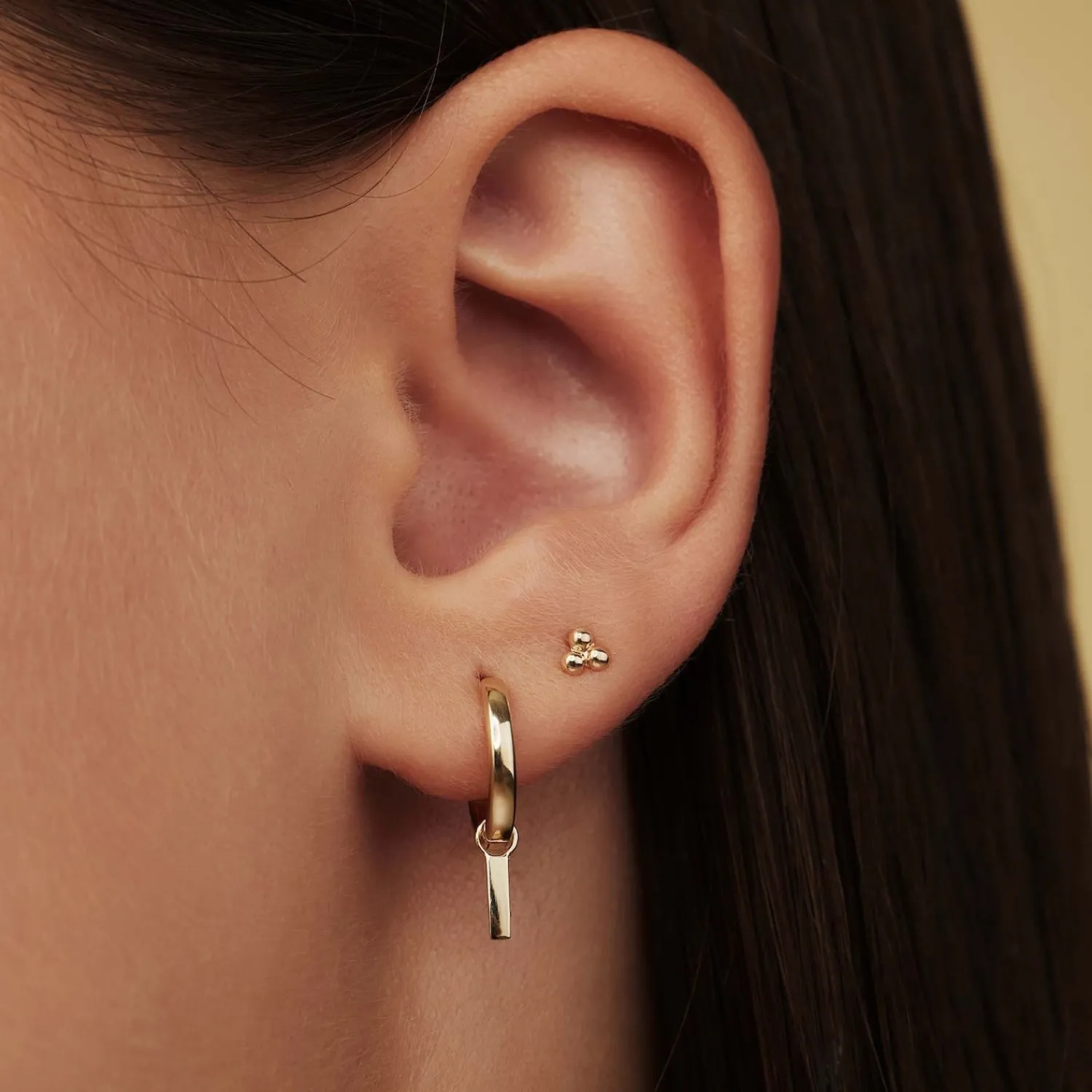 Isabel Bernard Monceau Dames Oorringen/Oorbellen Goud - Goud