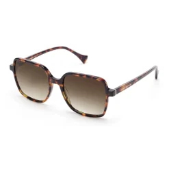 Vrouwen Isabel Bernard La Villette Rene Bruin Tortoise Vierkante Zonnebril - Bruin/Havana/Tortoise