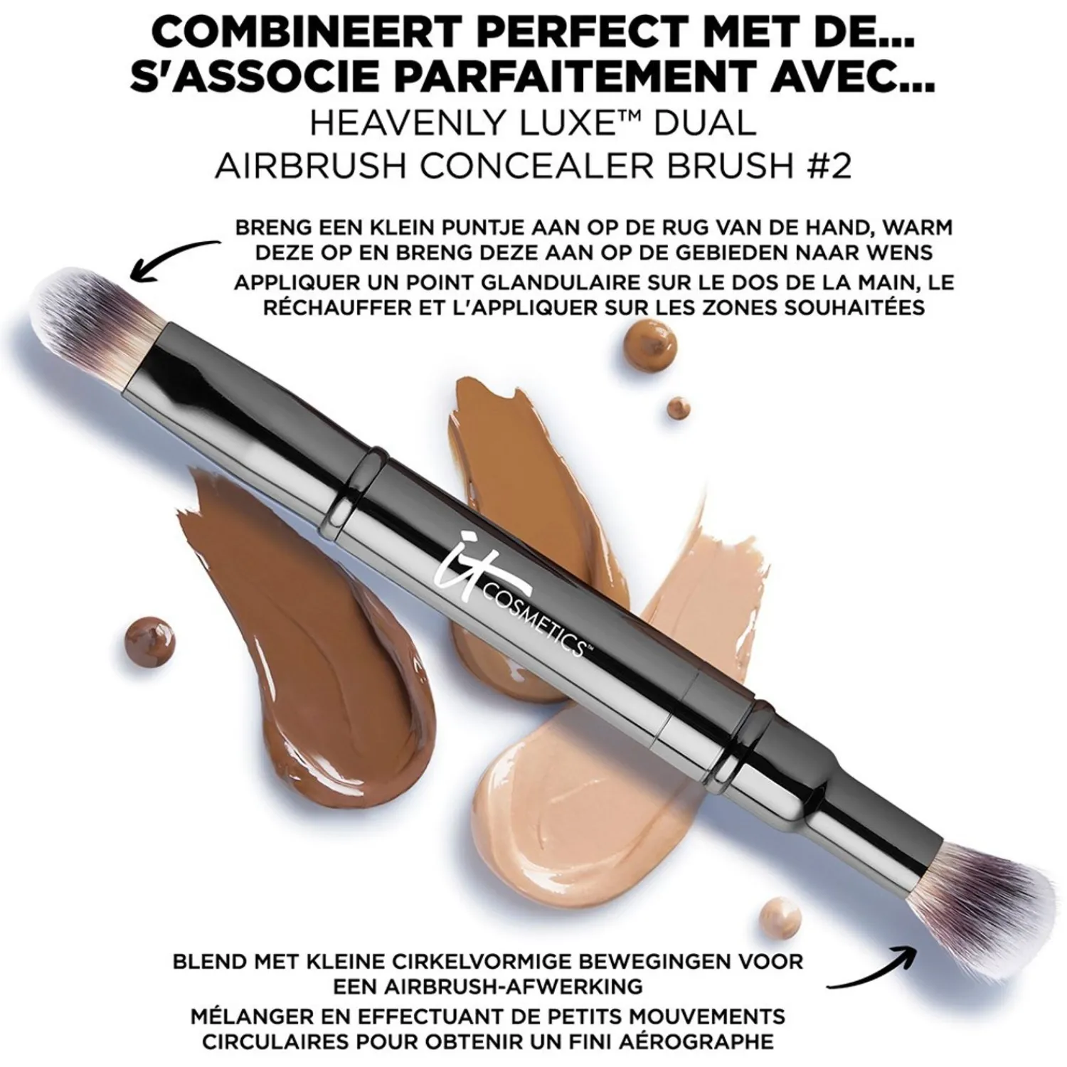 IT Cosmetics Heavenly Luxe Dual Airbrush Concealerborstel #2