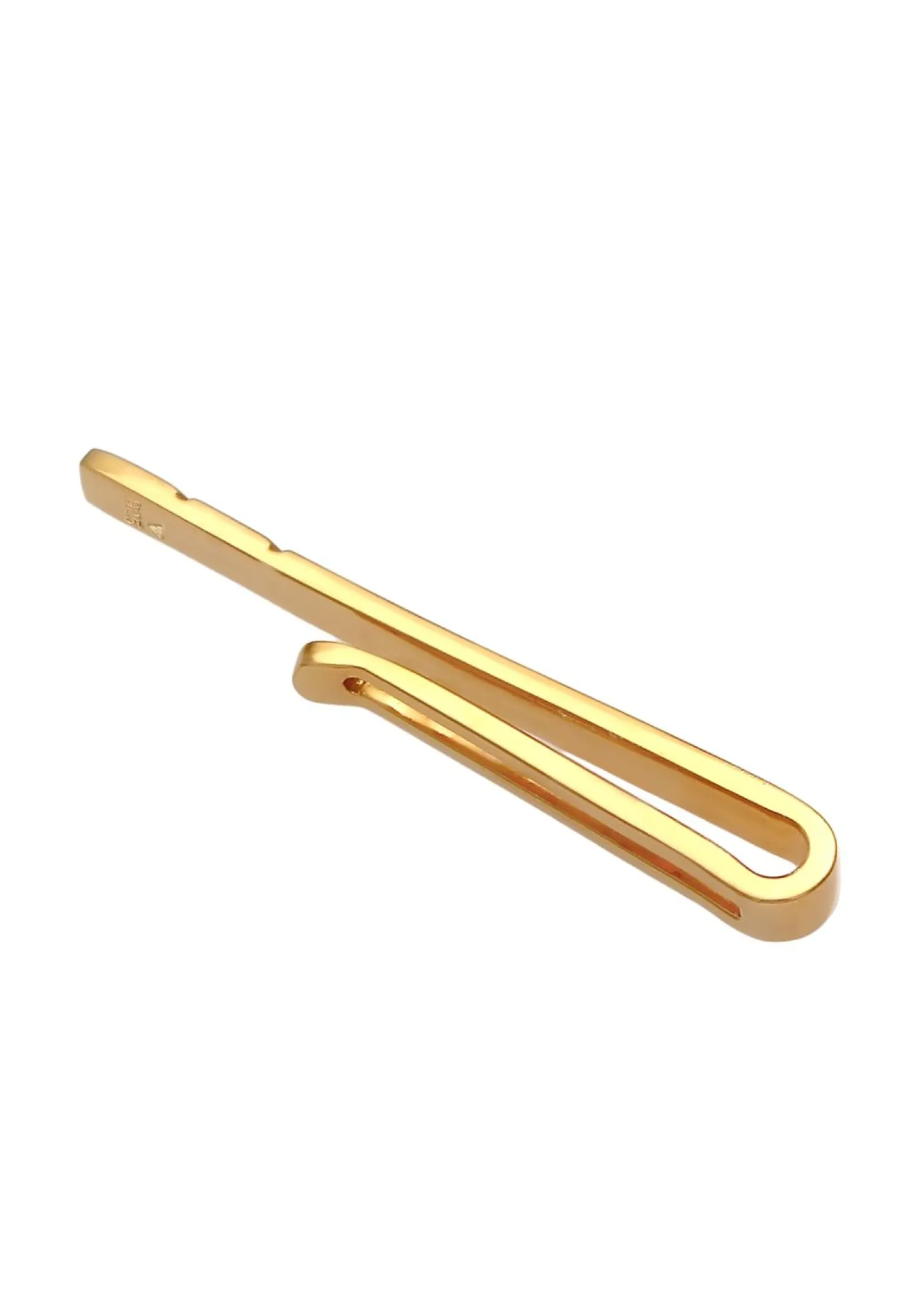 KUZZOI Heren Dasspeld Basic Klassiek Tijdloos Business In Verguld 925 Sterling Zilver