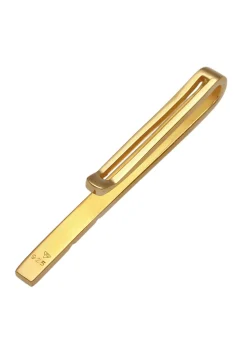 KUZZOI Heren Dasspeld Basic Klassiek Tijdloos Business In Verguld 925 Sterling Zilver