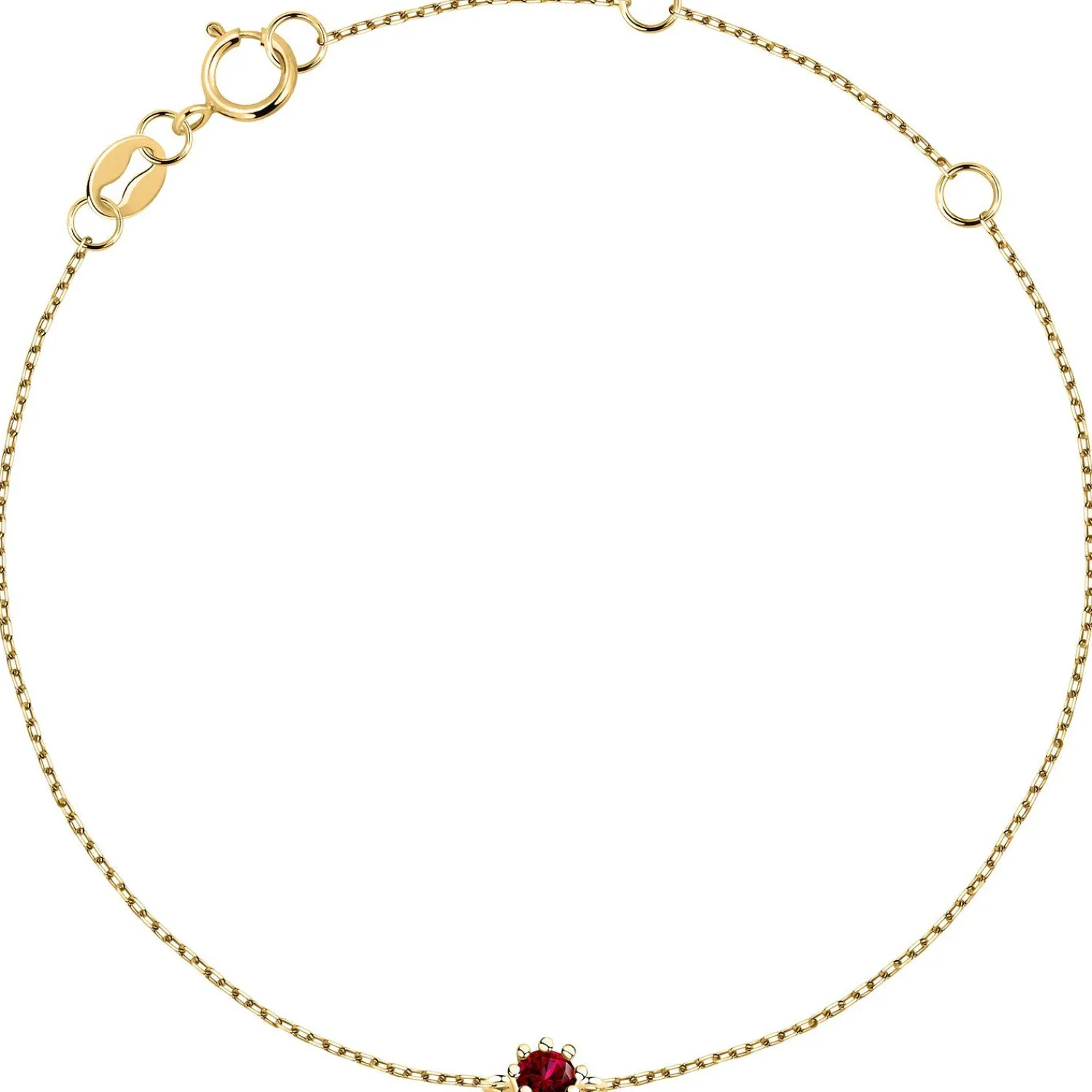 Live Diamond Armband Geelgoud 375