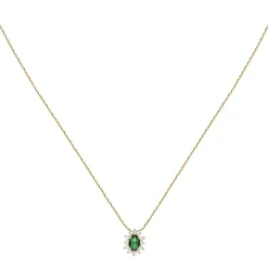 Live Diamond Ketting Geelgoud, Gerecycleerd 375