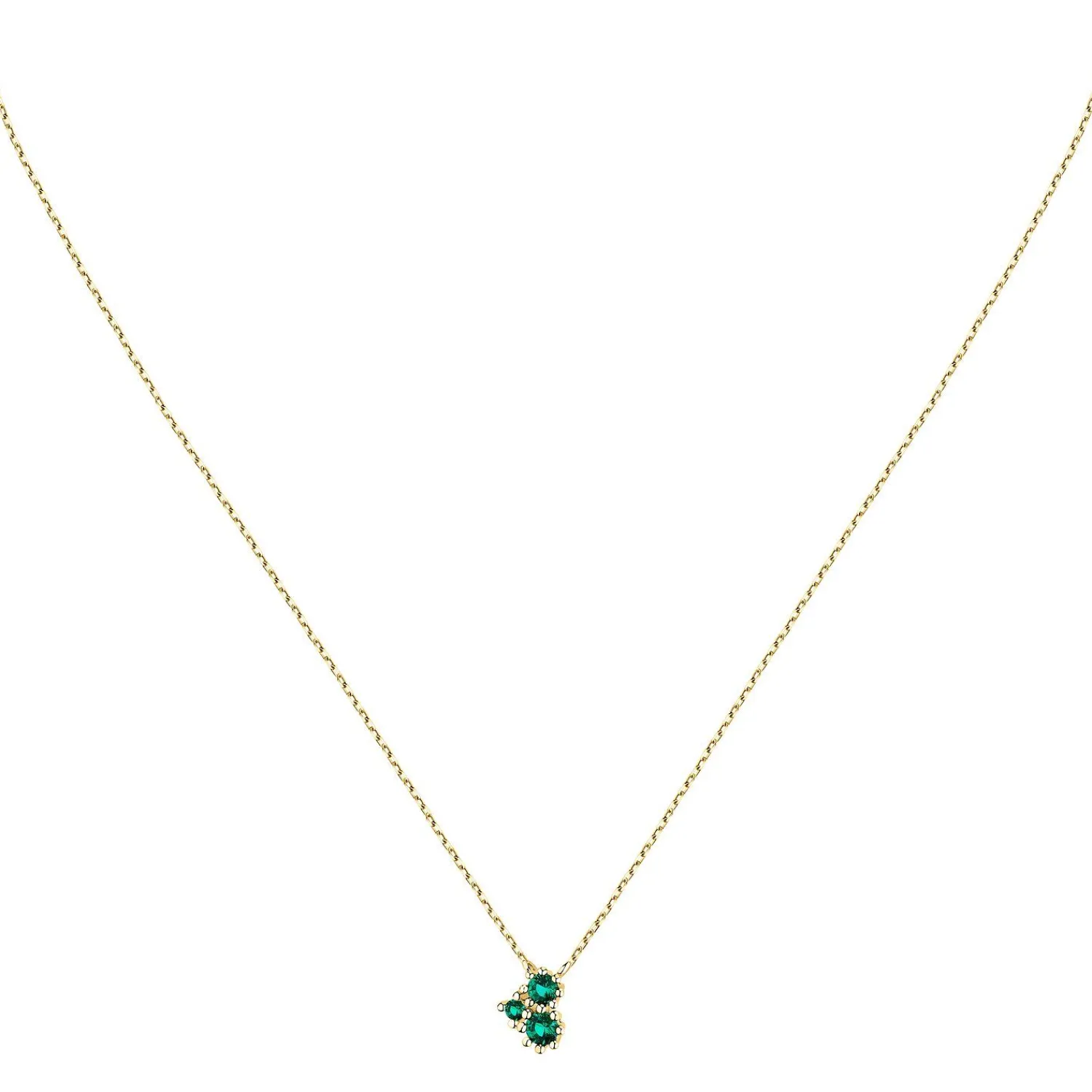 Live Diamond Ketting Geelgoud 375