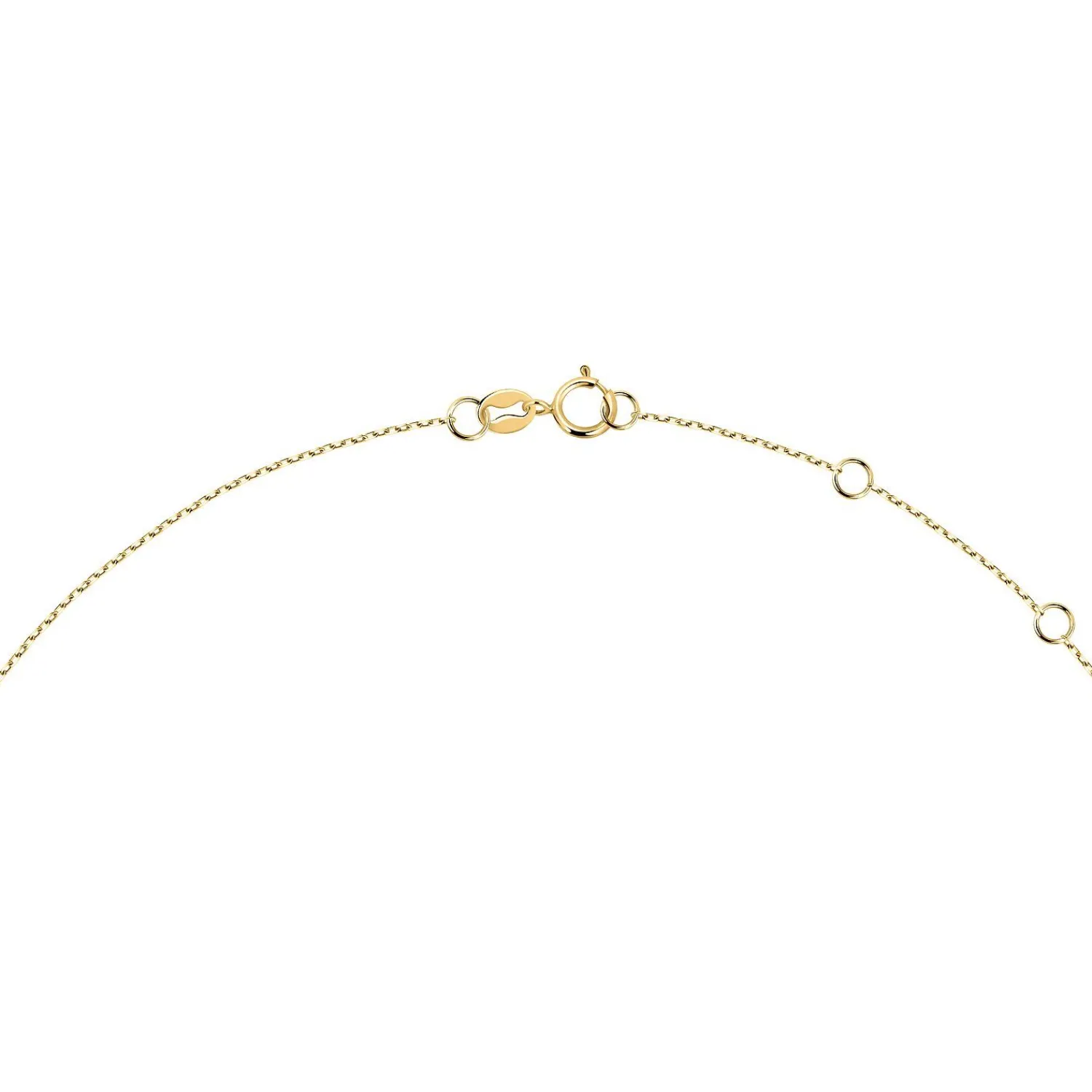 Live Diamond Ketting Geelgoud 375